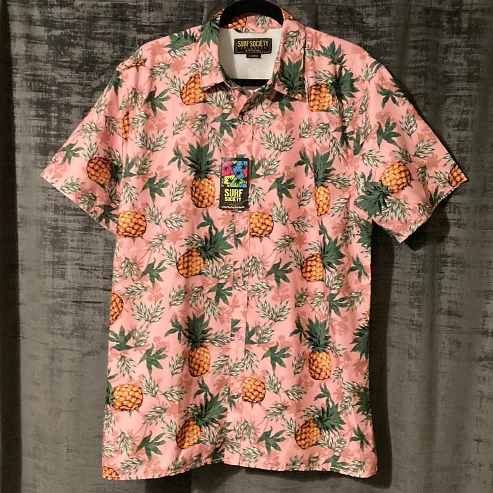 Surf Society Swimwear Button Down